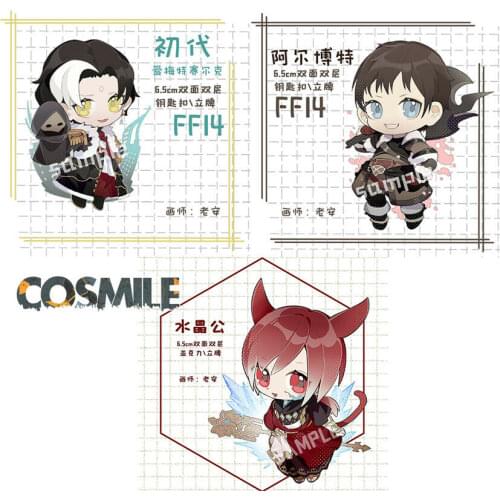 FF14 FINAL FANTASY XIV Solus Ardbert The Crystal Exarch Acrylic Keychain Stand