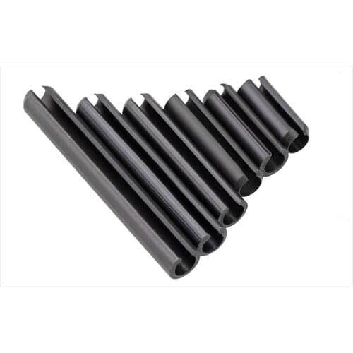GB879 carbon steel spring pin cylindrical elastic pin positioning pin M5 M6 M8 M10 black 65mn opening pin for screw