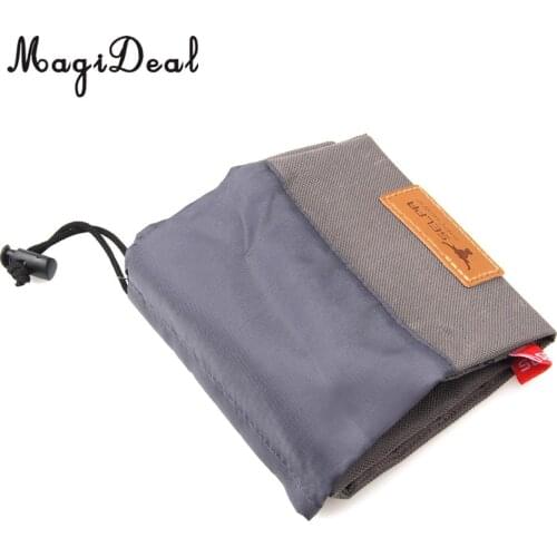 MagiDeal High Quality Fabric 1Pc Outdoor Camping Tent Pegs Strong Nails Storage Bag Hammer Pouch Hiking Other Activities Black