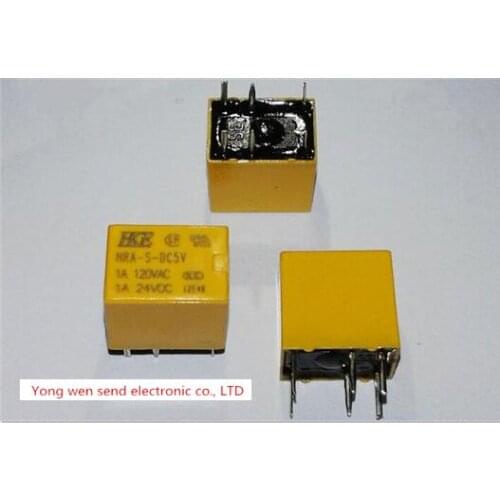 NEW HRA-S-DC5V HRASDC5V HRA-DC5V HRAS-DC5V HRA DC5V 5VDC 5V relay HKE DIP6Free shipping