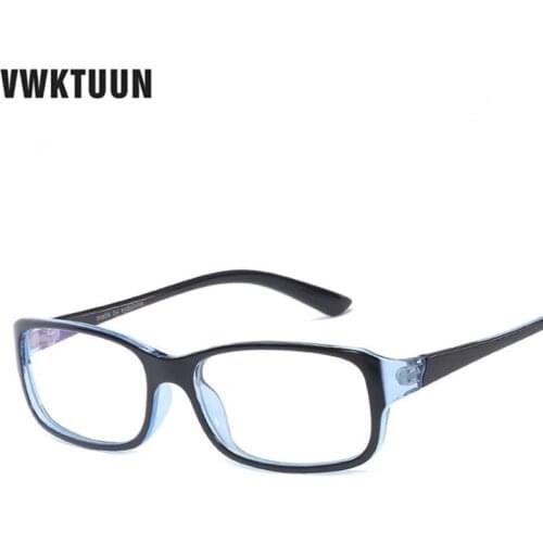 VWKTUUN TR90 Frame Eyeglasses Frames Anti Blue Light Computer Eyeglasses Students Fake Glasses Frames Super Light Frame