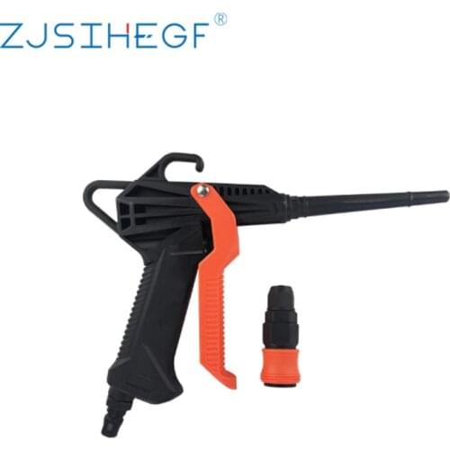 Pneumatic Air Compressor Powerful Dust Blower Blow Gun For Car Computer Woodworking Clean With Fittings Plastic Steel Gun
