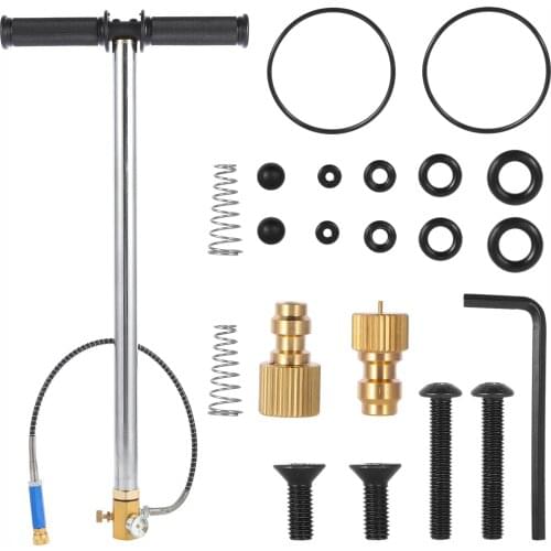 Portable three-stage high pressure stainless steel pump 30mpa 300bar 4500psi