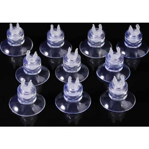 10Pcs Aquarium Suction Cup Sucker for Fish Tank Pump Clip Holder Airline Tube
