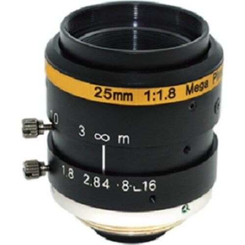 Shenzhen Smart Security C Mount Machine Vision application 25mm low distortion fixed focus F1.8 2/3 inch 10MP Lens