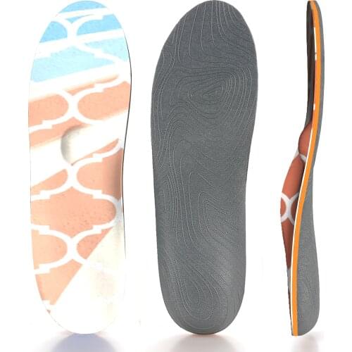 Full Length Inserted EVA-Orthopedic Insoles, Orthotics flat foot Health Sole for Shoes Arch Support insole for Foot Valgus Men\W