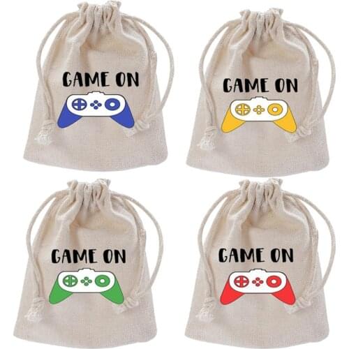 Boy girl Video Game theme Happy Birthday Party graduation back to school Controller gift Bag table centerpiece decoration Supply