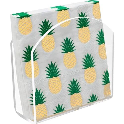 Vertical Napkin Rack Rugged Transparent Napkin Holder for Bar