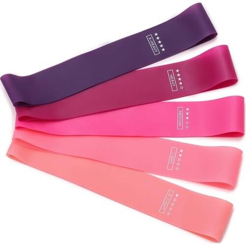 Yoga Resistance Belt Silicone Tension Belt Fitness Resistance Ring Rehabilitation Training With Squat Yoga Elastic Ring