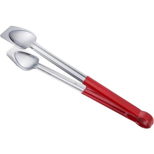 Kapmore 1pc Cooking Tongs Stainless Steel Non-Slip Non-Stick Kitchen Tongs Serving Clamp Cooking Accessories Kitchen Utensil