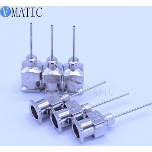 Free Shipping 12Pcs 1/2 Inch 23G Stainless Steel Liquid Dispensing Needles