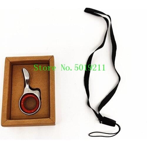 2020 New stainless steel slingshot shooting throwing finger fishing dart hunting fishing ring protection finger slingshot access