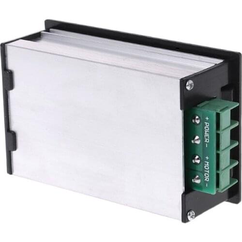 6-60V PWM DC Motor Speed Controller With Digital Display Panel Button Governor