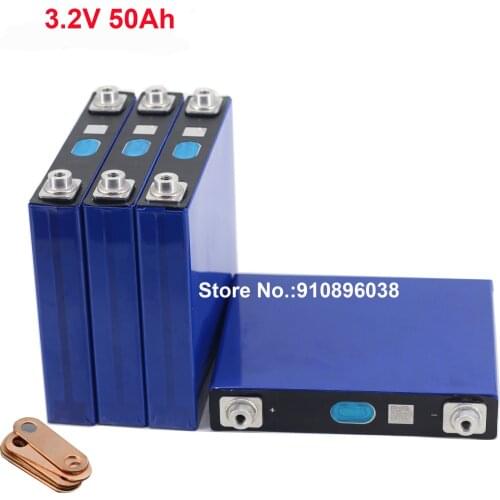 8PCS/LOT LiFePO4 3.2V 50ah Grade A Cell For Solar Energy Storage System