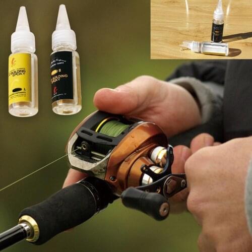 DIY Accessories For Fishing Rod, Wire Ring, Clamp Holder Epoxy Resin AB Adhesive For Fishing Rod