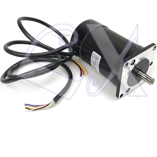 Freeshipping 57 DC brushless motor 3000rpm DC24V 0.32N.M 57BL75S10-230TF9 DC motor Motor length 75mm