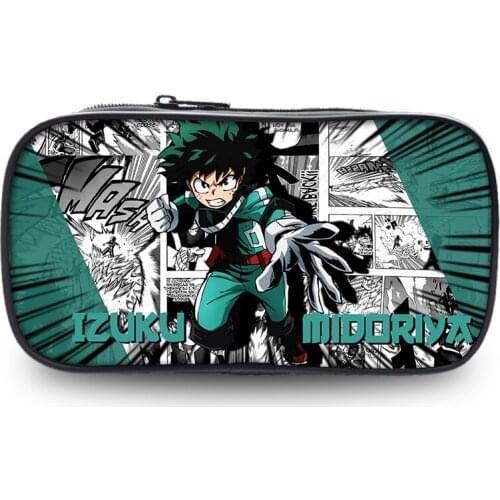 My Hero Academy One for ALL Anime Wallet 8 Inch Pencil Case School Supplies Stationery Storage Bag Boys Girls Gifts