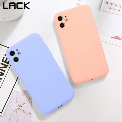 LACK Full Protection lens Candy Color Couples Phone Case for iPhone 12 11 Pro Max X XS XR 7 8Plus 12Pro Soft Silicone Back Cover