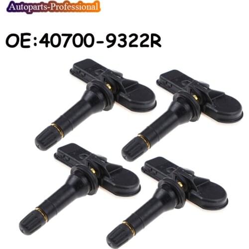 4 PCS 40700-9322R 407009322R For Dacia Duster Clio Captur For Lodgy Sandero Renault Kangoo TPMS Tire Pressure Monitoring System