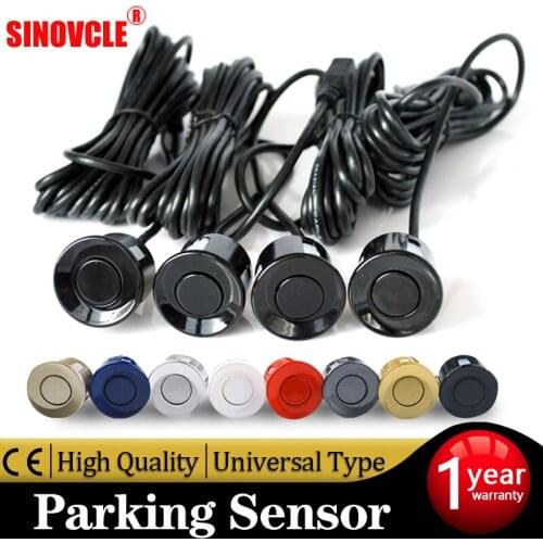 Hippcron 4 Pieces Sensors Parking Sensor 22mm Black Red Blue Gold Grey Silver Champagne Gold / White Color Car Reverse Probe