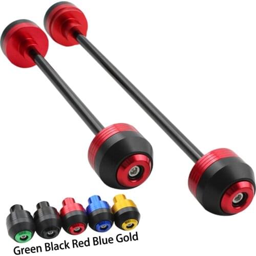 For KAWASAKI Z1000 2003 2004 2005 2006 2007 2008 2009 Front Rear Wheel Slider Fork Axle Crash Protector Pad Swing Arm Aluminum