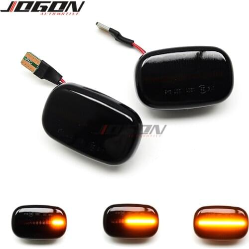 For Toyota Corona AT19 Hilux Surf N21 Yaris RAV4 94-05 Camry For Lexus RX 300 MCU15 LED Dynamic Turn Signal Light Side Marker