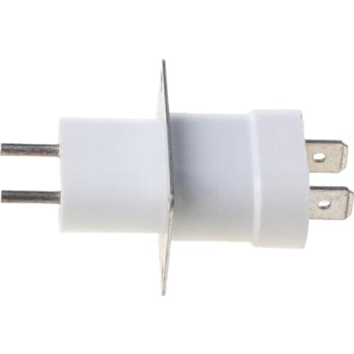 Home Electronic Microwave Oven Magnetron Filament 4 Pin Socket Converter White