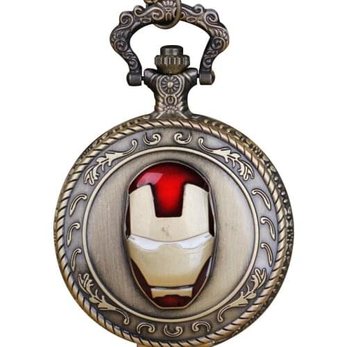 Hot Pocket Watch Pendant Necklace Stylish Teens Clock Special Men Women Gifts CF1405