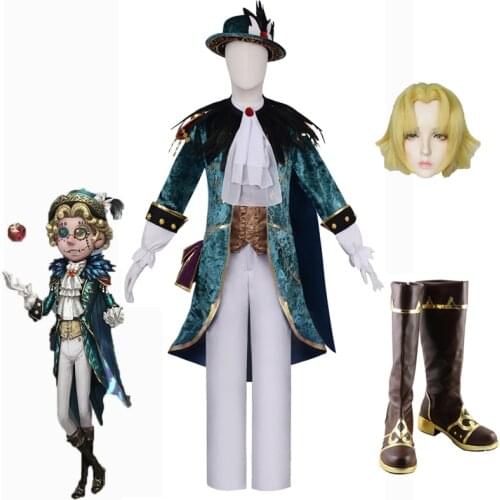 Game Identity V Cosplay Costumes Mike Morton Cosplay Costume Survivor Acrobat Mr Swifts Skin Uniform Anime Cosplay Costume wig