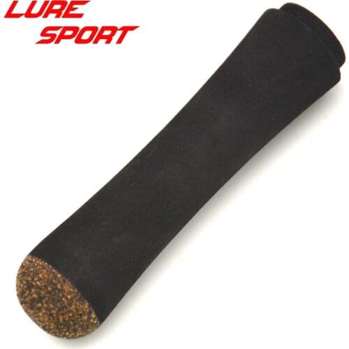 LureSport 10cm EVA grip with RubberCork Butt 2pcs Rod Building Component Cork Rod handle Repair Fishing Pole DIY Accessory