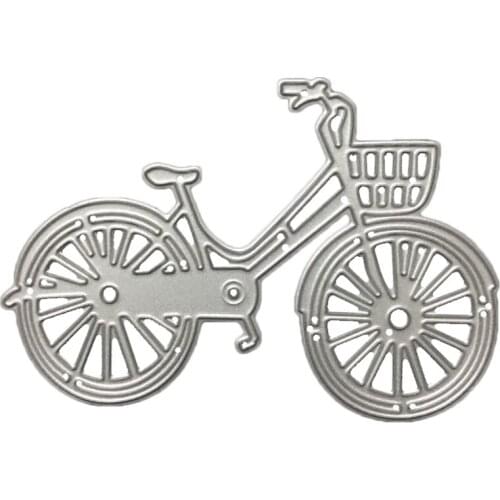 DIY Lovely Bike Bicycle Metal Cutting Dies Stencil For Scrapbooking Paper Card Album Photo Craft Art Embossing Painting Decor