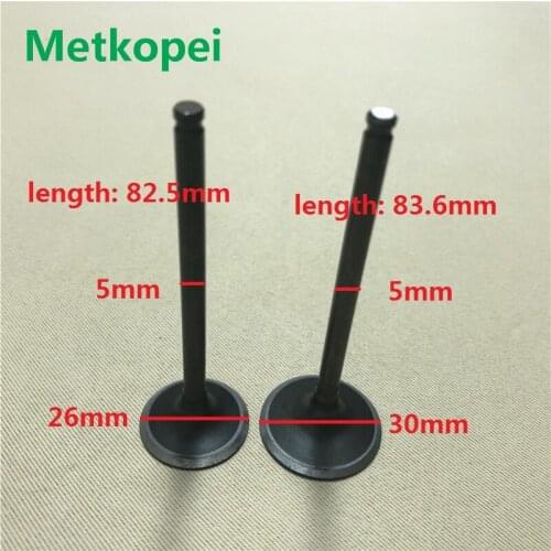 Motorcycle CBF150 XR150 KTT150 SDH150 5mm engine valve intake exhaust stem for Honda 150cc CBF SDH XR KTT 150 parts