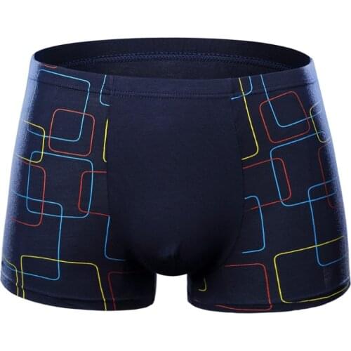 Mens Boxer Shorts Modal Underwear Sexy Striped Underpants Breathable Boxers Bamboo Fiber Panties Male Underwears Plus Size L-5XL