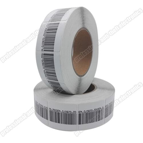 EAS rf 8.2mhz soft label barcode 30*30mm Free Shipping high Sensitivity 10000pcs/lot