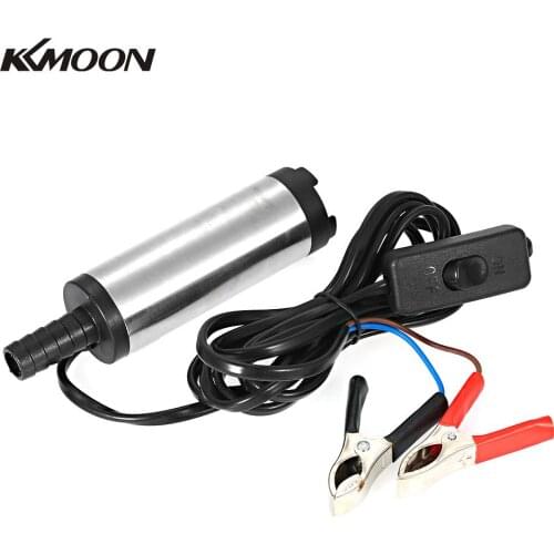 DC 12V/24V Water Oil Diesel Fuel Transfer Pump 38mm Submersible Pump for Pumping Diesel Oil Water Refueling