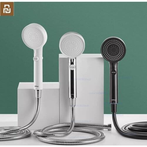 New Xiaomi Mijia OPPLE Booster hand shower set Supercharged third gear water mode One-click STOP button