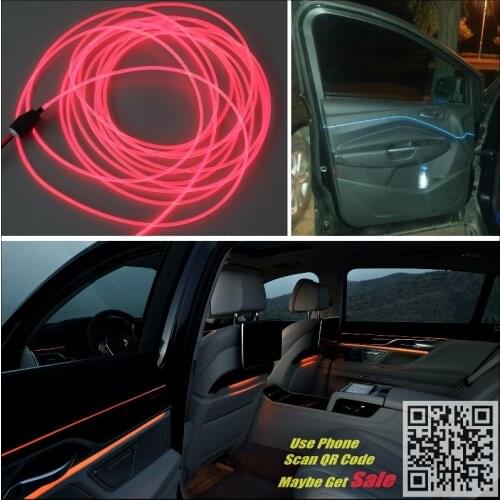 NOVOVISU For Honda For Accord Car Interior Ambient Light Panel illumination For Car Inside Tuning Cool Refit Light Optic Fiber