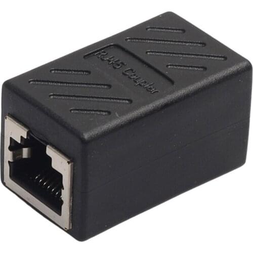 1/2Pcs RJ45 Internet Ethernet Cable LAN Port 1 Splitter Connector Adapter Extender 43mm * 25mm * 23mm