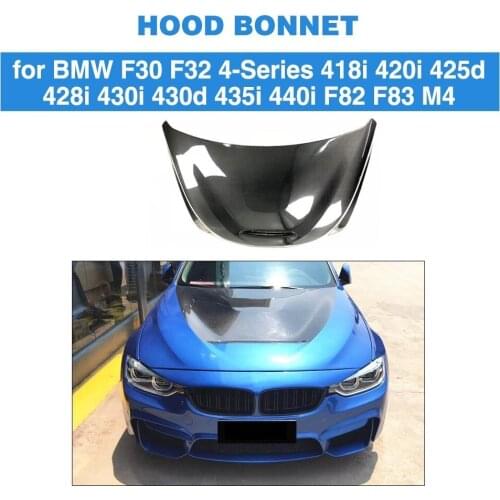Carbon Fiber Car Racing Hood Bonnet Engine Cover for BMW 3 / 4 Series F30 F32 F80 F82 F83
