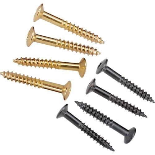 MagiDeal 80pcs Double Coil Humbucker Pickup Frame Mounting Screw for Guitar