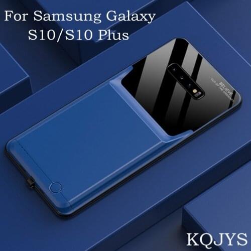 KQJYS Power Bank Battery Charging Cover For Samsung Galaxy S10 Plus Battery Case Portable Battery Charger Case for Galaxy S10