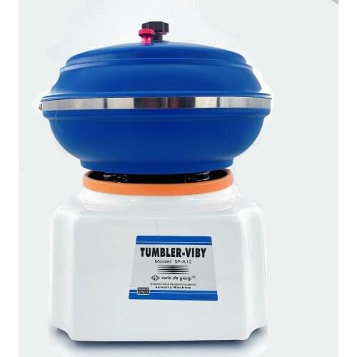Jewelry tools 6.2kg Capacity Jewelry Vibrating Polishing Machine Vibro Polish Machine Vibratory Tumbler Machine
