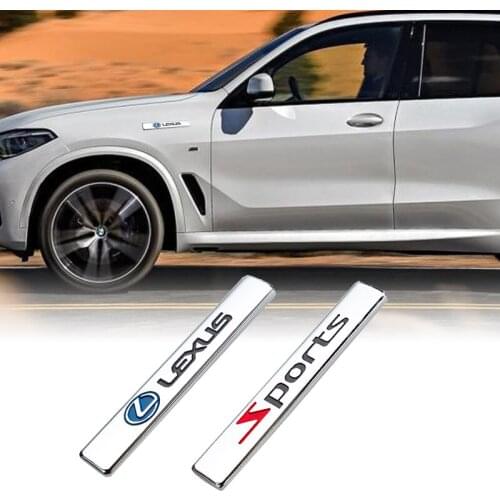 1Pcs Car Styling VIP Sports 3D Mental Sticker For Lexus Ct200h Fsport GS GX GC ES IS LS LX LC NX RX RC UX GX460 LFA LS400 SC300