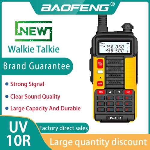 2021 BaoFeng New UV10R Dual Frequency Radio Walkie profession Ham cb Radio Transceiver 30km Long Range Portable Hunt Forest City