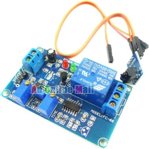 5PCS/LOT DC 5V TCRT5000 Infrared Reflection Delay Relay Module