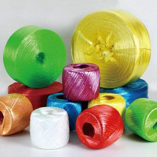 500g/Pcs Color New Material Packing Rope Bundled With Plastic Nylon Strapping Tie Mouth Straw Ball Rope Tearing Film 800 Meters