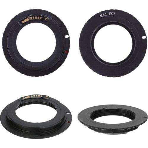 Camera Accessories 1pc Black M42 Chips Lens Adapter III EF M42 Ring Adapter Mount Confirm For Canon For AF Camera S9E0