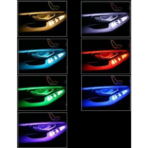 Car Atmosphere Light DC 12V Multicolor LED Strip Lights Under Dash Lighting Kit with Sound Active Function