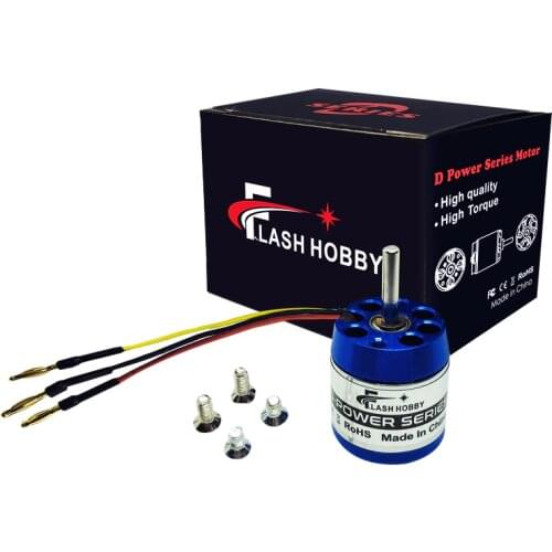 DYS Flashhobby D2225 1600KV 1350kv 2000kv Brushless Outrunner Motor For Mini Multicopters RC Plane Helicopter Parts
