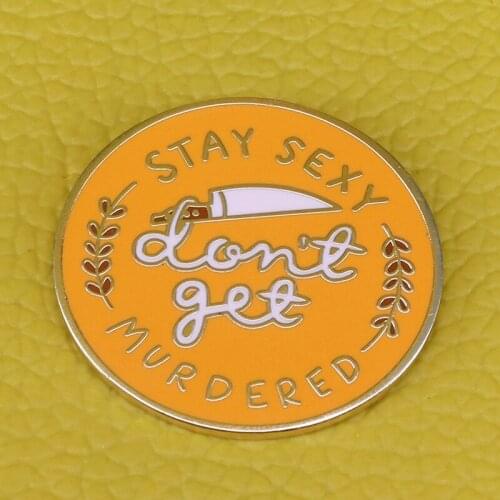 My Favorite Murder Podcast Brooch True Crime Badge Up your Murderino Style With This Fabulous SSDGM Pin